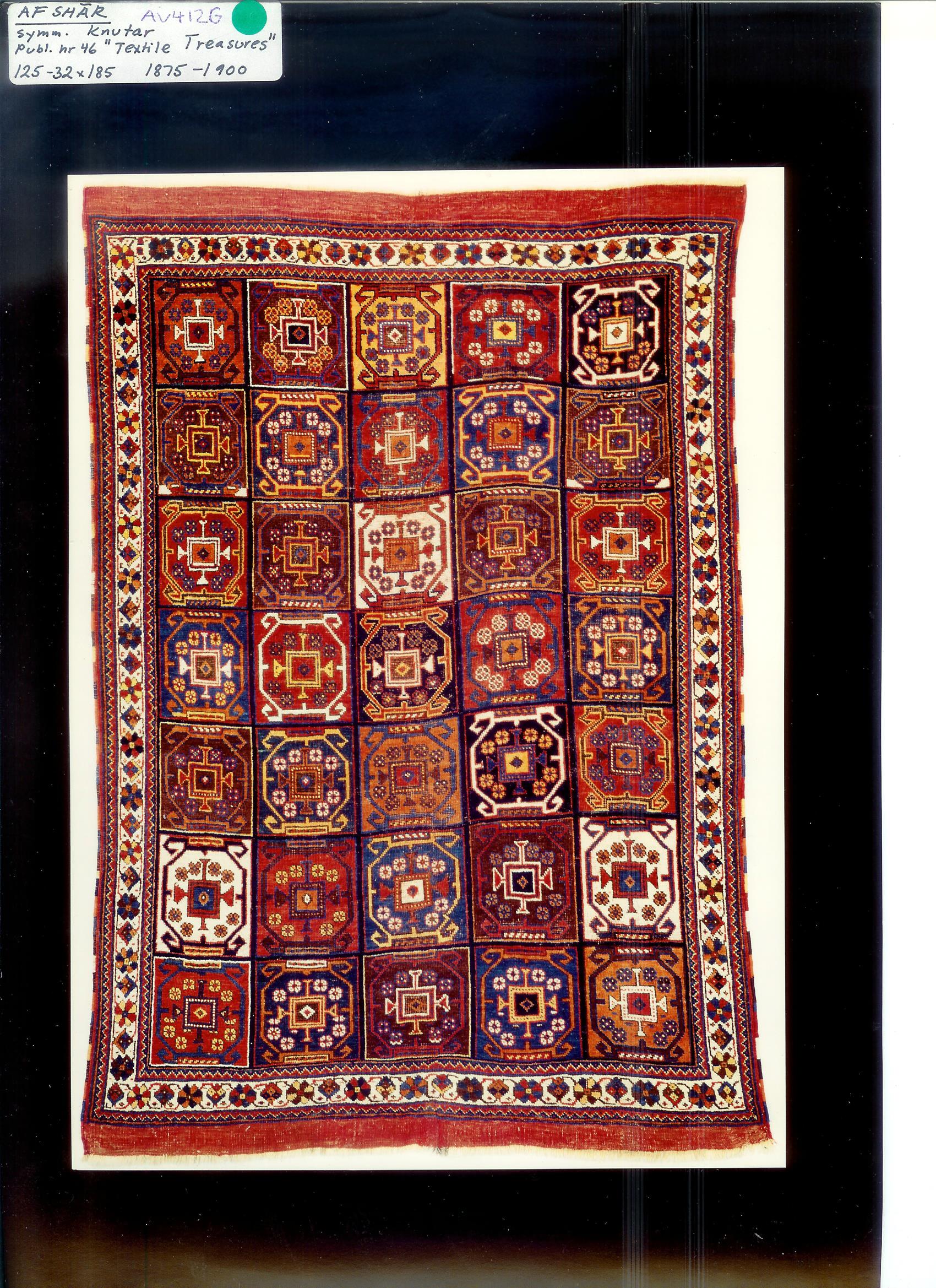 Afshar 1,25-32x1,85 m 1875-1900,
